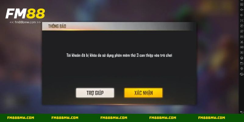 Các vi phạm khiến tài khoản FM88 bị khóa