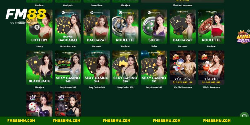 Cách chơi tại Live Casino