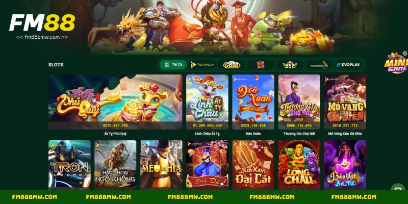 Giới thiệu về sảnh Slots tại nền tảng giải trí trực tuyến