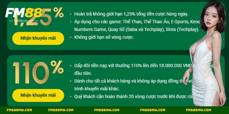 Khuyến mãi khủng giúp bạn tăng vốn cược để thắng lớn hơn
